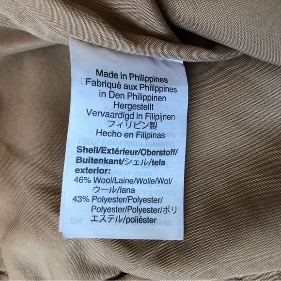 NWT J. Crew Mercantile Wool Frill Detailed Mini Skirt in Camel Size 14 - Picture 7 of 10